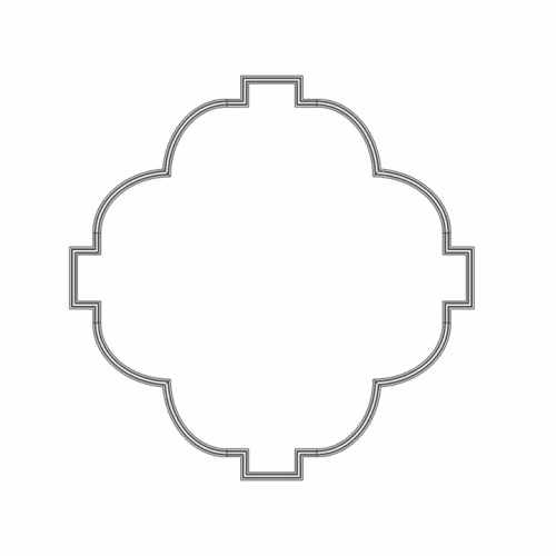 Узел RODECOR Шинуазри, арт. 66509CN, 130,5 х 130,5 см.