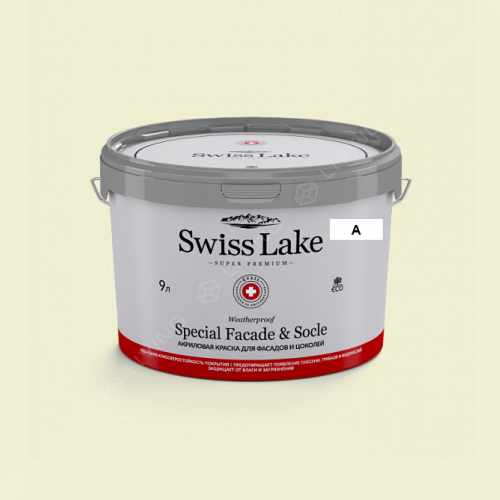картинка Краска Swiss Lake Special Faсade & Socle цвет lemon organza №947 от LIVING
