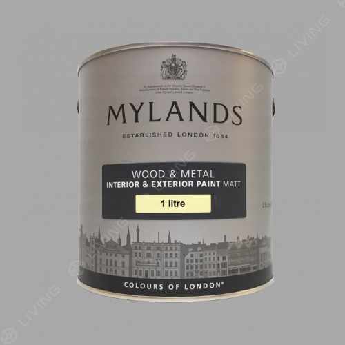 картинка Краска Mylands Wood&metal matt цвет Mid Wedgwood №113 от LIVING