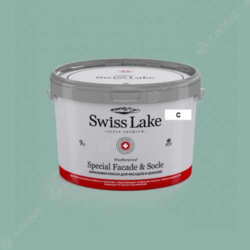 картинка Краска Swiss Lake Special Faсade & Socle цвет ophite №2661 от LIVING
