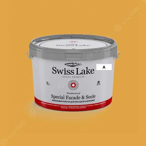 картинка Краска Swiss Lake Special Faсade & Socle цвет sunny valley №1075 от LIVING