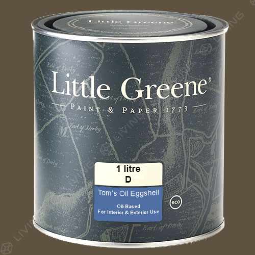 картинка Краска Little Greene Toms Oil Eggshell цвет Furrow №241 от LIVING