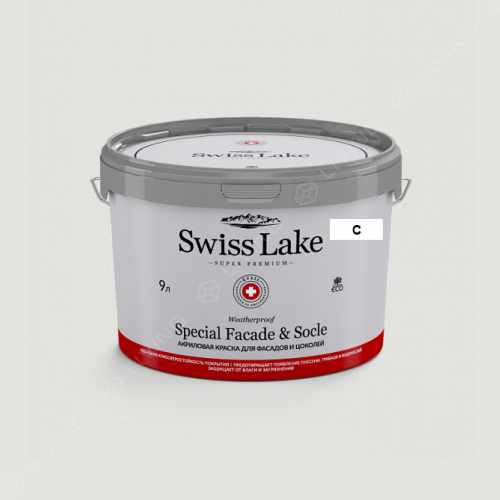 картинка Краска Swiss Lake Special Faсade & Socle цвет gray illusion №2756 от LIVING