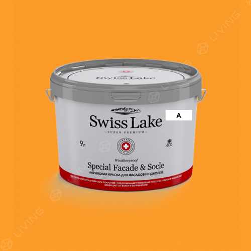 картинка Краска Swiss Lake Special Faсade & Socle цвет MANGO MARGARITA №1194 от LIVING