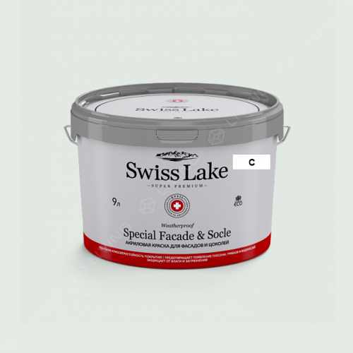 картинка Краска Swiss Lake Special Faсade & Socle цвет cucumber №2436 от LIVING