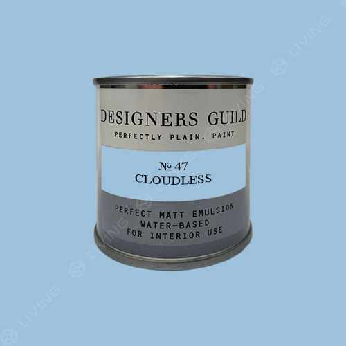 картинка Краска Designers Guild Perfect Matt Emulsion цвет CLOUDLESS №47 от LIVING