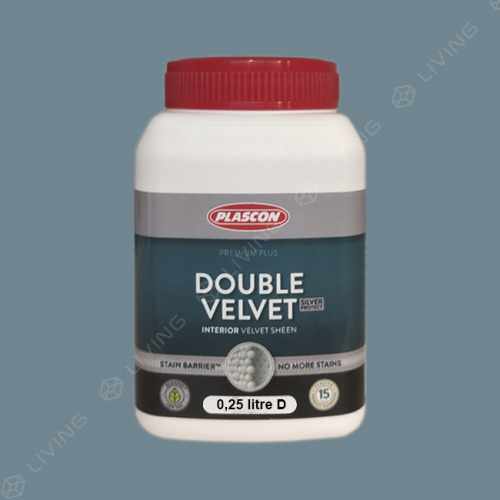 картинка Краска Plascon DOUBLE VELVET цвет Storm арт.B4-E1-4 от LIVING