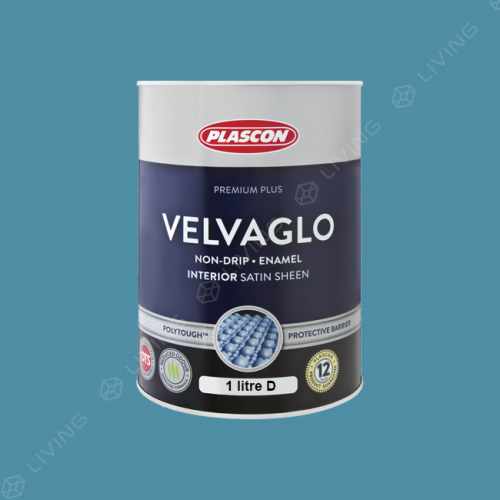 картинка Краска Plascon VELVAGLO WB цвет Deep Tide арт.B4-C1-3 от LIVING