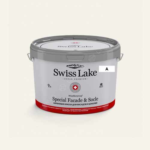 картинка Краска Swiss Lake Special Faсade & Socle цвет snow rose №12 от LIVING