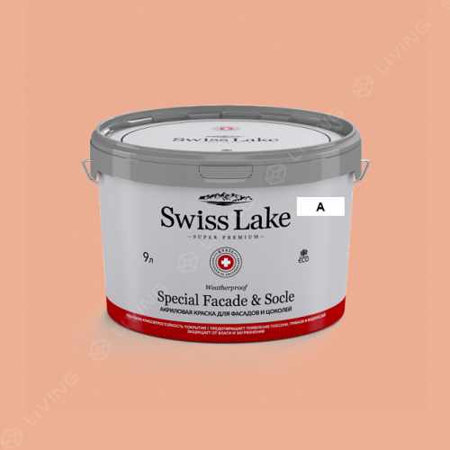 картинка Краска Swiss Lake Special Faсade & Socle цвет cosmetic peach №1168 от LIVING