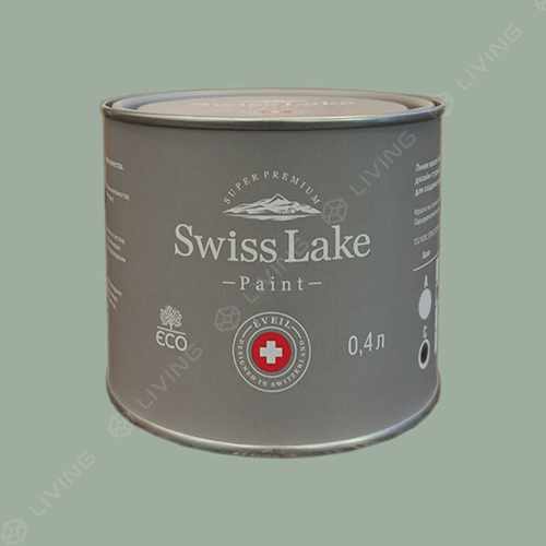 картинка Краска Swiss Lake Wall Comfort 7 цвет celery green №2636 от LIVING