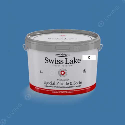 картинка Краска Swiss Lake Special Faсade & Socle цвет Alfalfa №2045 от LIVING