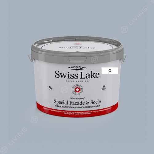картинка Краска Swiss Lake Special Faсade & Socle цвет Dull Street №2906 от LIVING