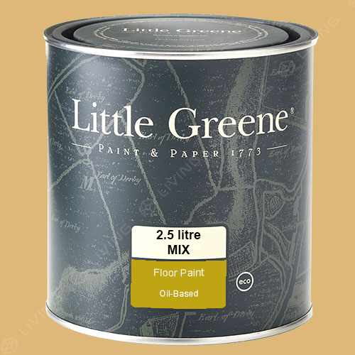 картинка Краска Little Greene Floor Paint цвет Mortlake Yellow №265 от LIVING