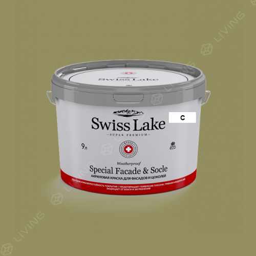 картинка Краска Swiss Lake Special Faсade & Socle цвет elm №2556 от LIVING