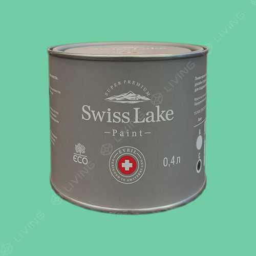 картинка Краска Swiss Lake Wall Comfort 7 цвет reef green №2361 от LIVING