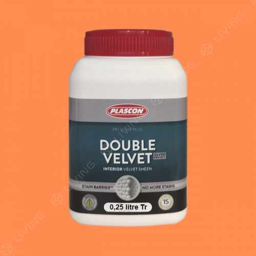 картинка Краска Plascon DOUBLE VELVET цвет Tangerine Twist арт.O5-A1-2 от LIVING