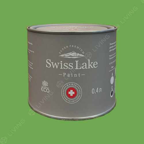 картинка Краска Swiss Lake Wall Comfort 7 цвет GREEN PEAR №2497 от LIVING