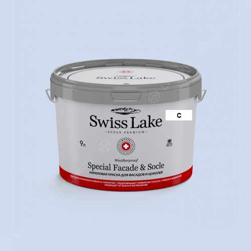 картинка Краска Swiss Lake Special Faсade & Socle цвет blue Morocco №1912 от LIVING
