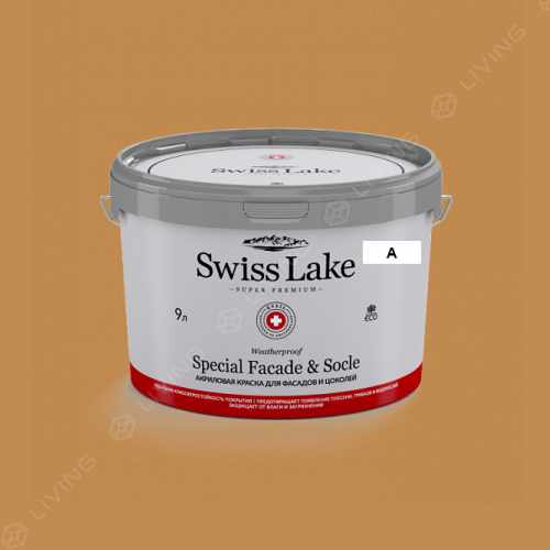 картинка Краска Swiss Lake Special Faсade & Socle цвет flashlight №1095 от LIVING