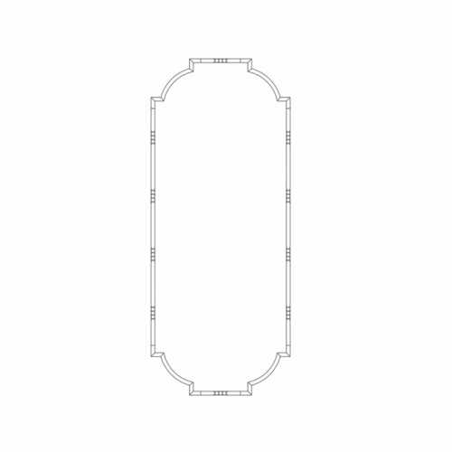 Узел RODECOR Бенуа Ф3, арт. 66117BR, 115 х 48 см.