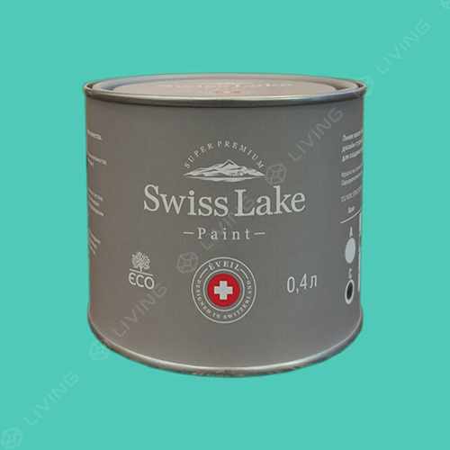 картинка Краска Swiss Lake Wall Comfort 7 цвет aguastone №2313 от LIVING
