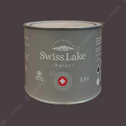 картинка Краска Swiss Lake Wall Comfort 7 цвет shadow purple №1820 от LIVING