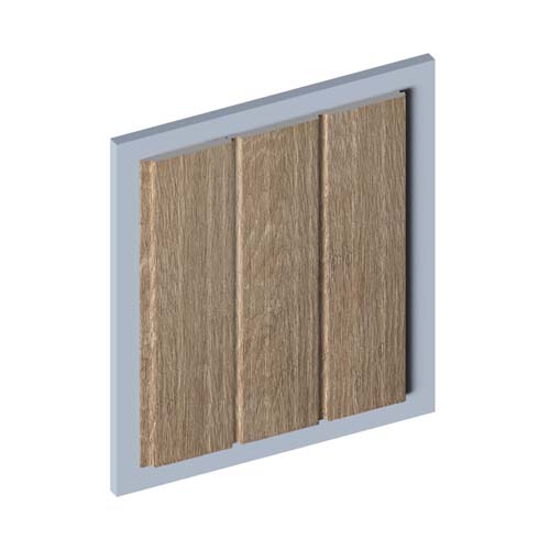 картинка Панель коричневая HI WOOD, арт. LV127 BR416, 12 х 1.2 х 270 см от LIVING