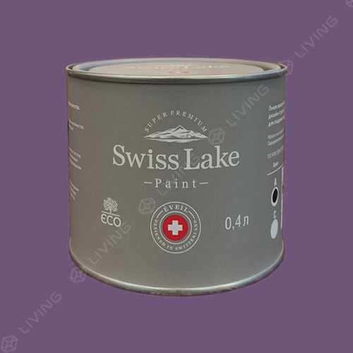 картинка Краска Swiss Lake Wall Comfort 7 цвет kimono violet №1848 от LIVING
