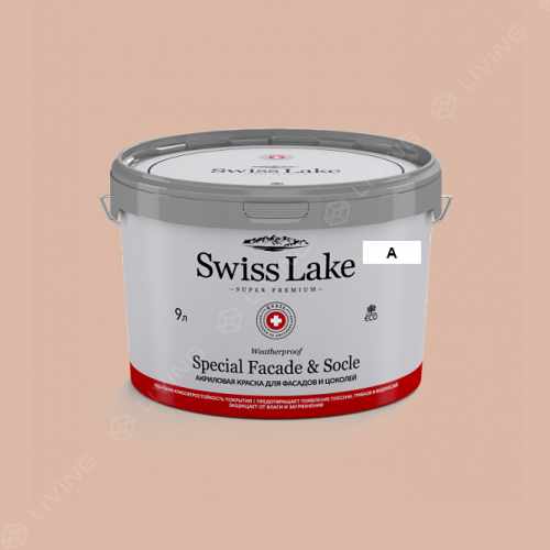 картинка Краска Swiss Lake Special Faсade & Socle цвет Neon Cloud №1548 от LIVING