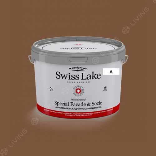 картинка Краска Swiss Lake Special Faсade & Socle цвет saturated almond №685 от LIVING