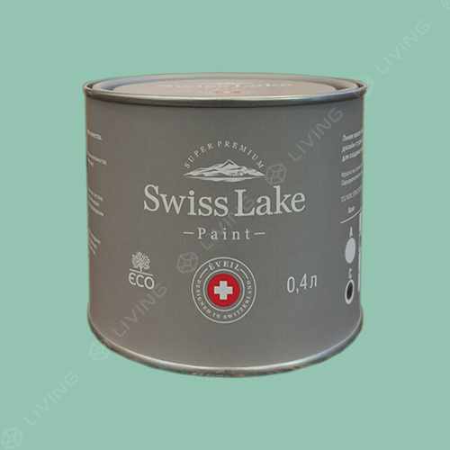 картинка Краска Swiss Lake Wall Comfort 7 цвет HEATH GREEN №2393 от LIVING