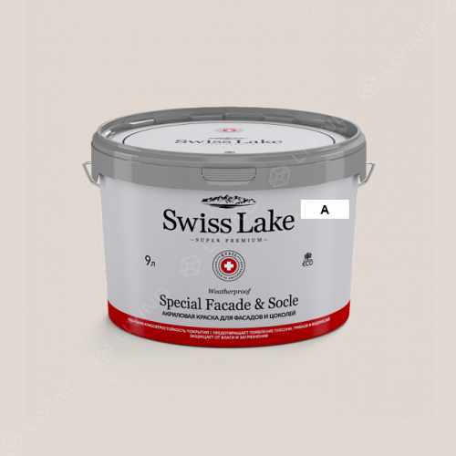картинка Краска Swiss Lake Special Faсade & Socle цвет combed cotton №458 от LIVING
