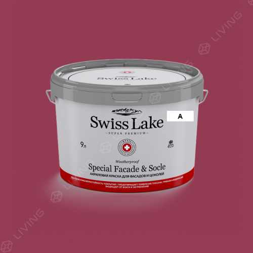 картинка Краска Swiss Lake Special Faсade & Socle цвет merlot №1390 от LIVING