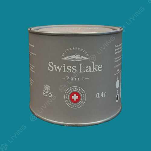картинка Краска Swiss Lake Wall Comfort 7 цвет BLUE PAISLEY №2068 от LIVING