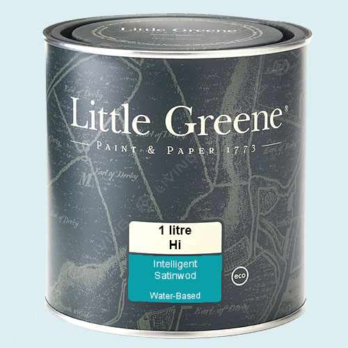 картинка Краска Little Greene Intelligent Satinwood цвет Delicate Blue №248 от LIVING