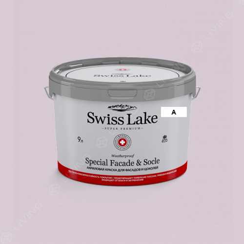 картинка Краска Swiss Lake Special Faсade & Socle цвет smoky grape №1823 от LIVING