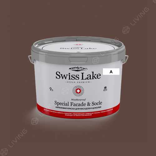 картинка Краска Swiss Lake Special Faсade & Socle цвет bog-wood №679 от LIVING