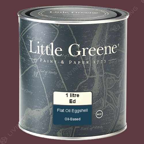 картинка Краска Little Greene Flat Oil Eggshell цвет Adventurer №7 от LIVING