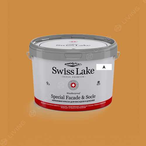 картинка Краска Swiss Lake Special Faсade & Socle цвет maple syrup №1087 от LIVING