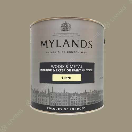 картинка Краска Mylands Wood&metal Gloss цвет Egyptian Grey №154 от LIVING