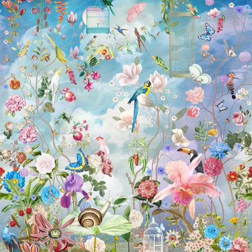 картинка Фреска Affresco, коллекция Цветариум, арт. Morning In Tsvetarium Color 4 Россия от LIVING