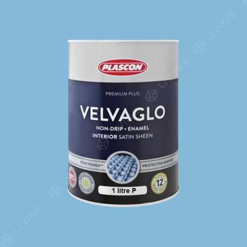 картинка Краска Plascon VELVAGLO WB цвет Spa Bleu арт.B5-B1-4 от LIVING