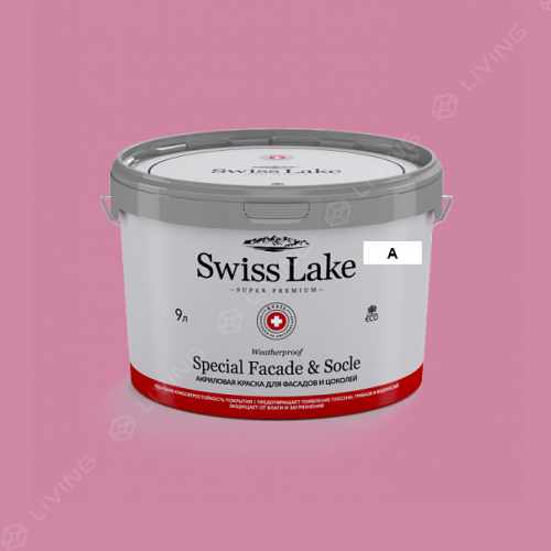 картинка Краска Swiss Lake Special Faсade & Socle цвет Monkey lip №1363 от LIVING