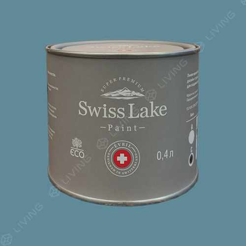 картинка Краска Swiss Lake Wall Comfort 7 цвет SEA SPRITE №2214 от LIVING