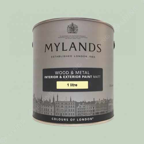 картинка Краска Mylands Wood&metal matt цвет Chiswick №100 от LIVING