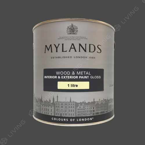 картинка Краска Mylands Wood&metal Gloss цвет Artillery Ground №164 от LIVING