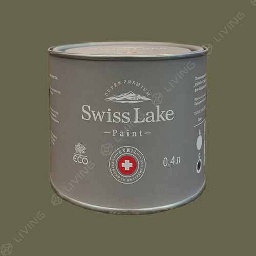 картинка Краска Swiss Lake Wall Comfort 7 цвет bronze green №2563 от LIVING