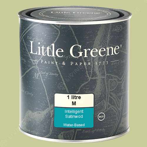 картинка Краска Little Greene Intelligent Satinwood цвет Kitchen Green №85 от LIVING