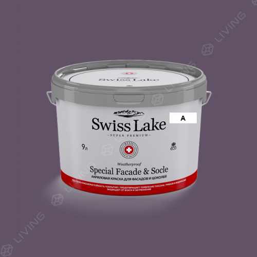 картинка Краска Swiss Lake Special Faсade & Socle цвет purple lotus №1853 от LIVING